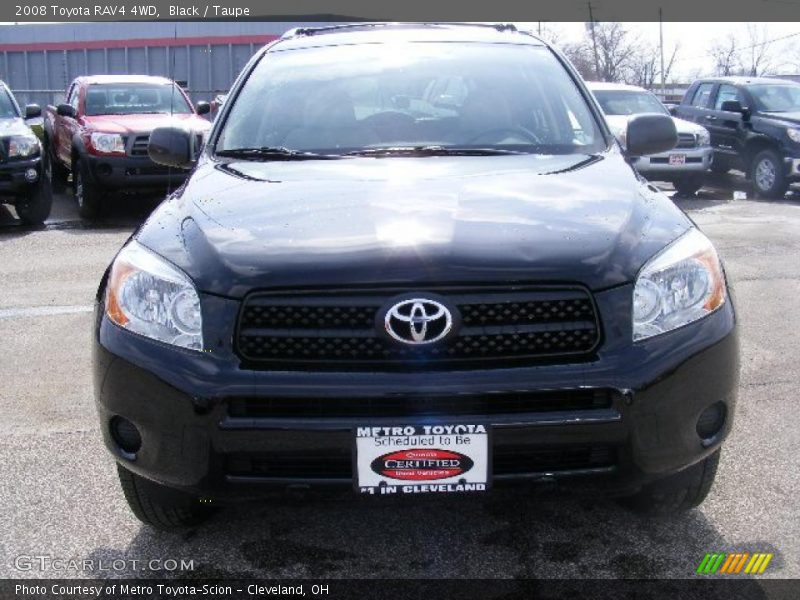 Black / Taupe 2008 Toyota RAV4 4WD
