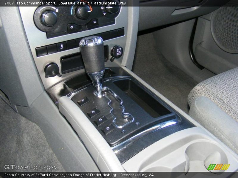 Steel Blue Metallic / Medium Slate Gray 2007 Jeep Commander Sport