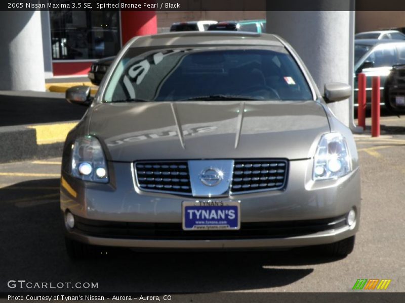 Spirited Bronze Pearl / Black 2005 Nissan Maxima 3.5 SE