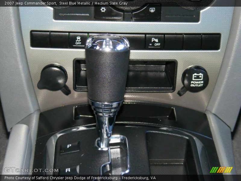 Steel Blue Metallic / Medium Slate Gray 2007 Jeep Commander Sport