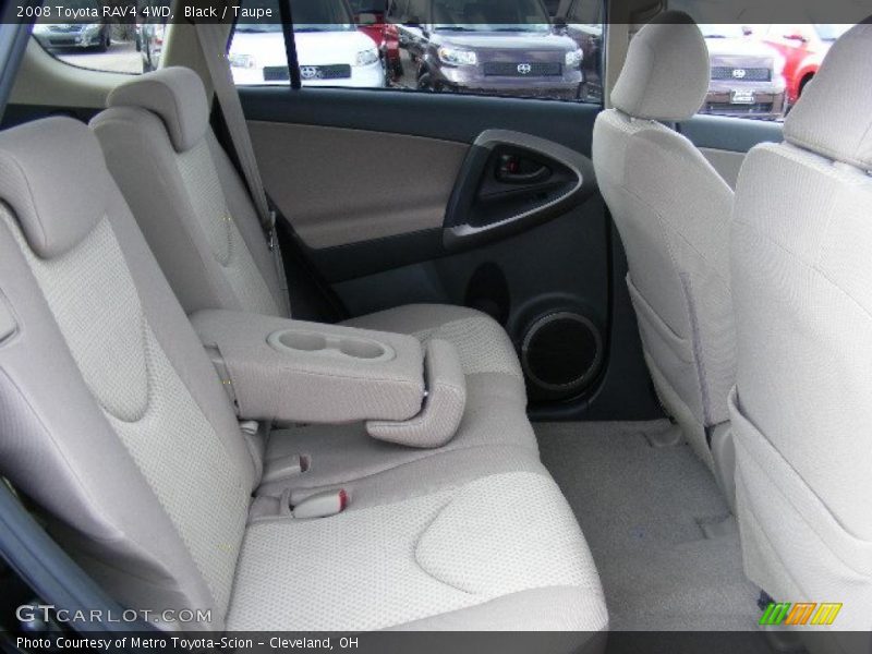 Black / Taupe 2008 Toyota RAV4 4WD