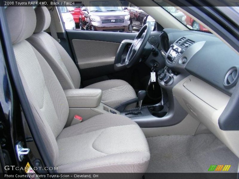 Black / Taupe 2008 Toyota RAV4 4WD