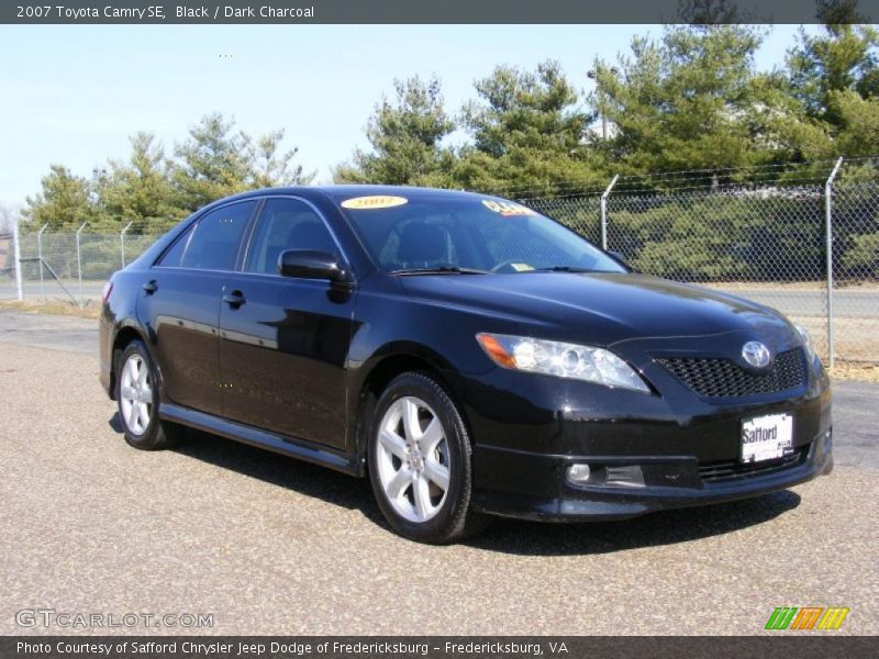 Black / Dark Charcoal 2007 Toyota Camry SE