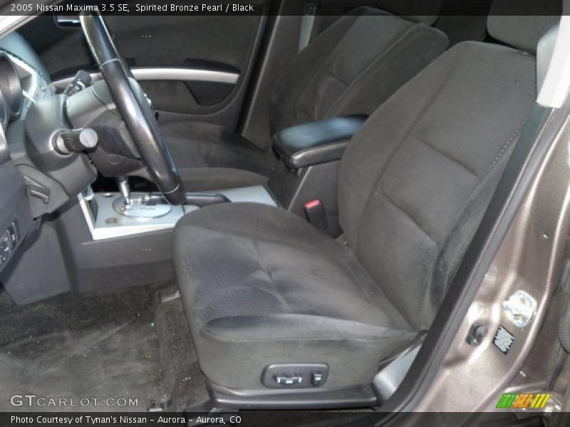 Spirited Bronze Pearl / Black 2005 Nissan Maxima 3.5 SE