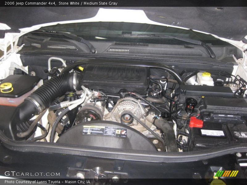 Stone White / Medium Slate Gray 2006 Jeep Commander 4x4