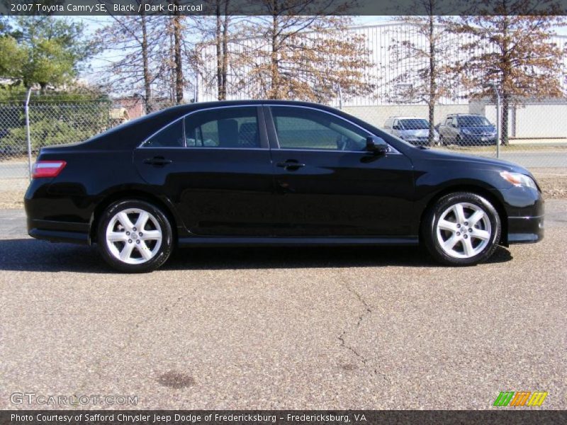Black / Dark Charcoal 2007 Toyota Camry SE