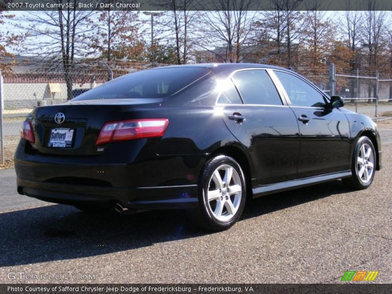 Black / Dark Charcoal 2007 Toyota Camry SE