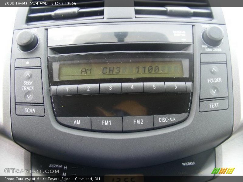 Black / Taupe 2008 Toyota RAV4 4WD