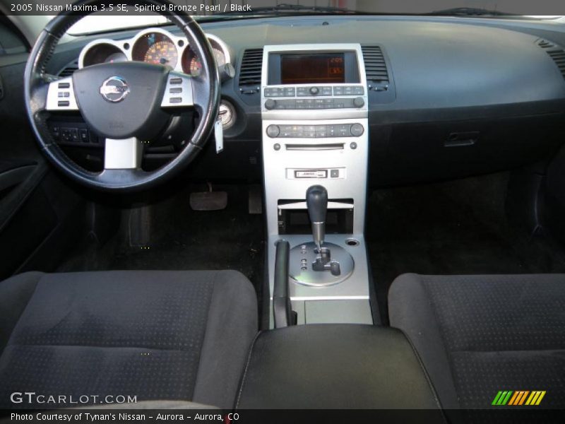 Spirited Bronze Pearl / Black 2005 Nissan Maxima 3.5 SE