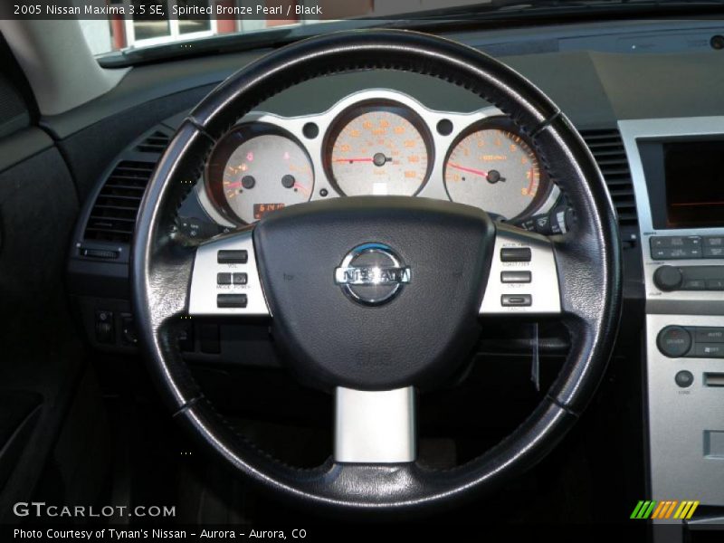 Spirited Bronze Pearl / Black 2005 Nissan Maxima 3.5 SE