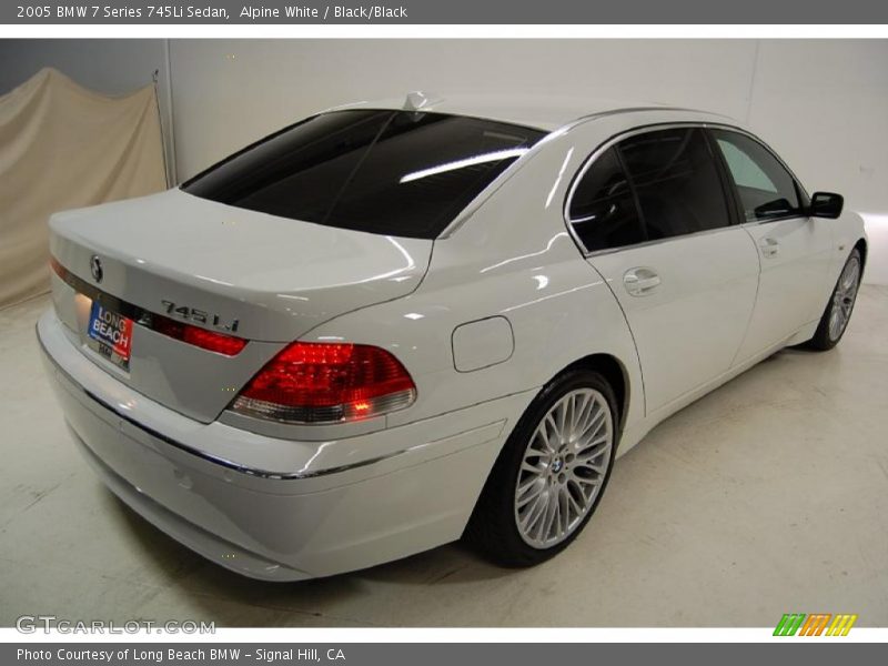 Alpine White / Black/Black 2005 BMW 7 Series 745Li Sedan