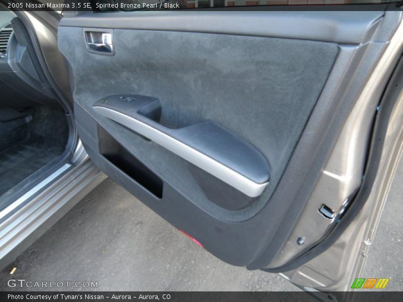 Spirited Bronze Pearl / Black 2005 Nissan Maxima 3.5 SE