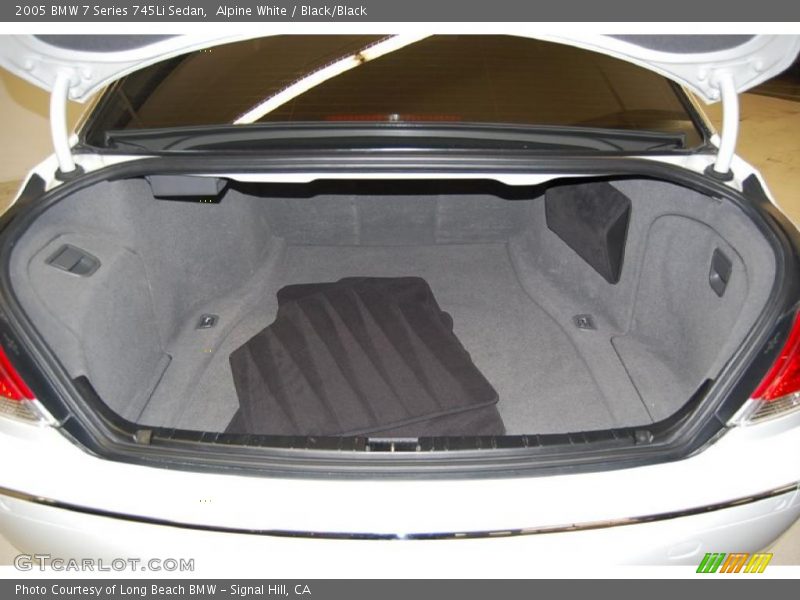 Alpine White / Black/Black 2005 BMW 7 Series 745Li Sedan