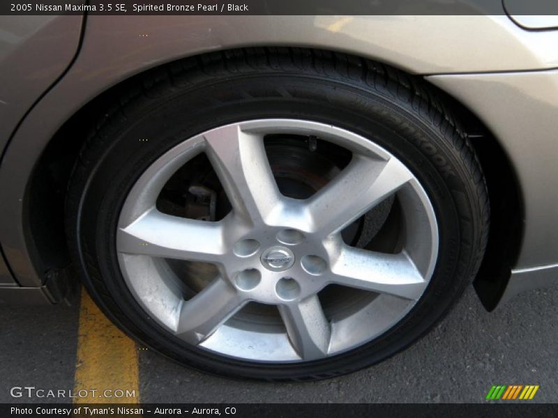 Spirited Bronze Pearl / Black 2005 Nissan Maxima 3.5 SE