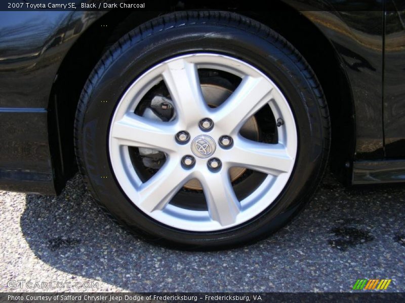 Black / Dark Charcoal 2007 Toyota Camry SE