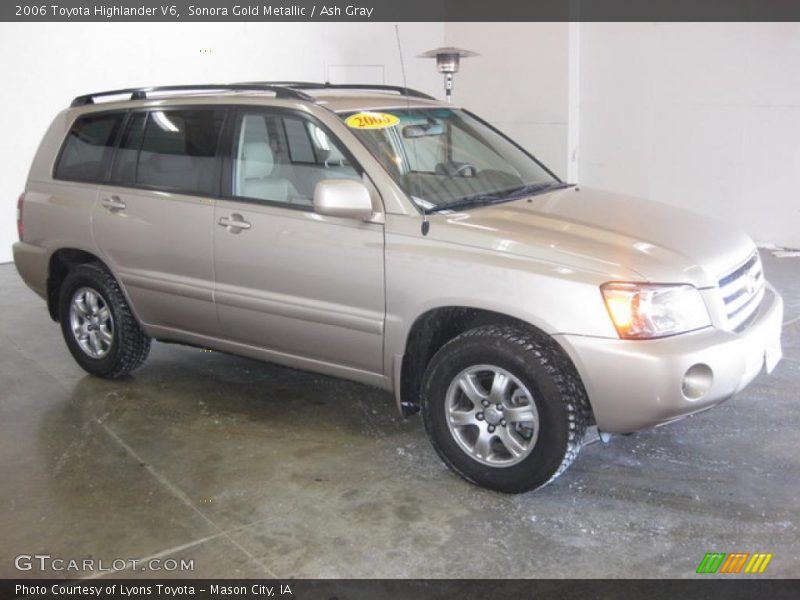Sonora Gold Metallic / Ash Gray 2006 Toyota Highlander V6
