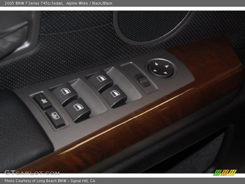 Alpine White / Black/Black 2005 BMW 7 Series 745Li Sedan