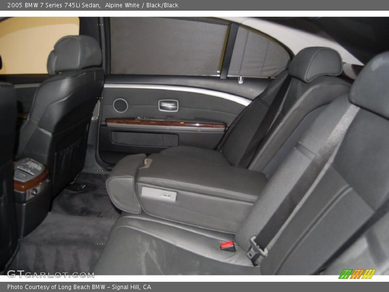 Alpine White / Black/Black 2005 BMW 7 Series 745Li Sedan