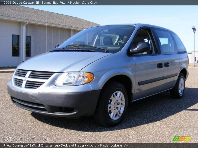 Butane Blue Pearl / Medium Slate Gray 2006 Dodge Caravan SE