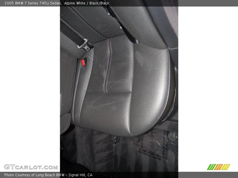 Alpine White / Black/Black 2005 BMW 7 Series 745Li Sedan