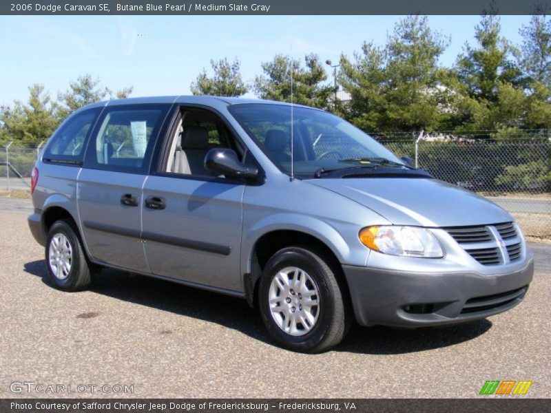 Butane Blue Pearl / Medium Slate Gray 2006 Dodge Caravan SE