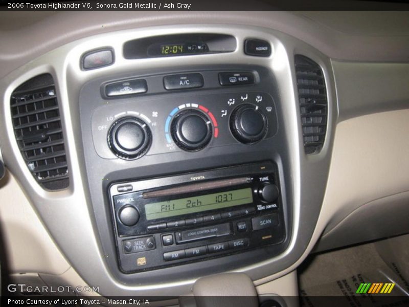 Sonora Gold Metallic / Ash Gray 2006 Toyota Highlander V6