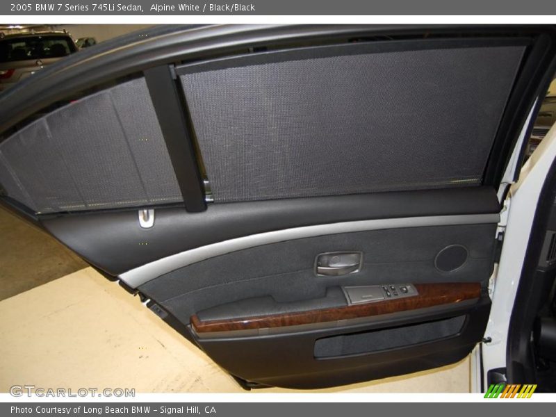 Alpine White / Black/Black 2005 BMW 7 Series 745Li Sedan