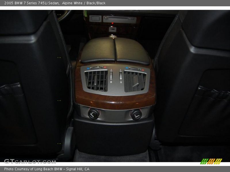 Alpine White / Black/Black 2005 BMW 7 Series 745Li Sedan