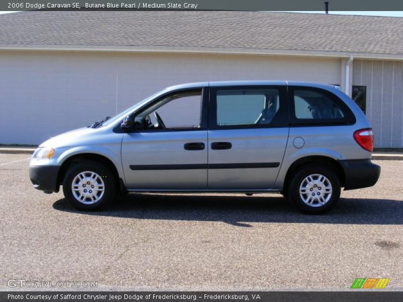 Butane Blue Pearl / Medium Slate Gray 2006 Dodge Caravan SE