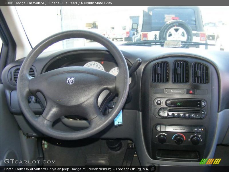 Butane Blue Pearl / Medium Slate Gray 2006 Dodge Caravan SE