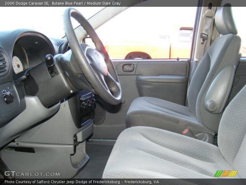 Butane Blue Pearl / Medium Slate Gray 2006 Dodge Caravan SE