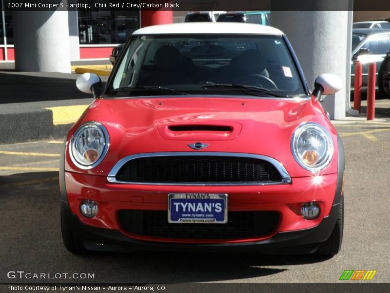 Chili Red / Grey/Carbon Black 2007 Mini Cooper S Hardtop