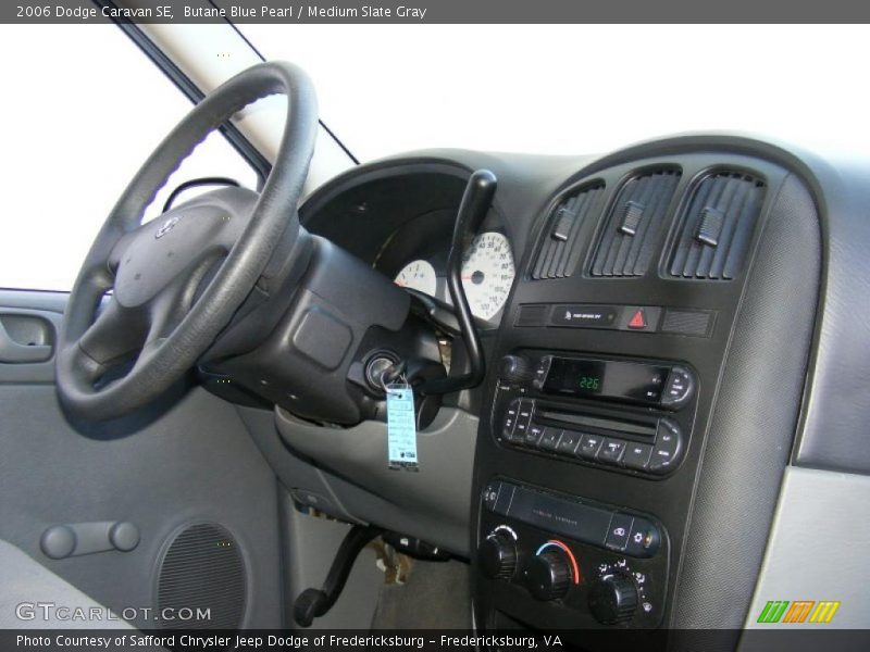 Butane Blue Pearl / Medium Slate Gray 2006 Dodge Caravan SE