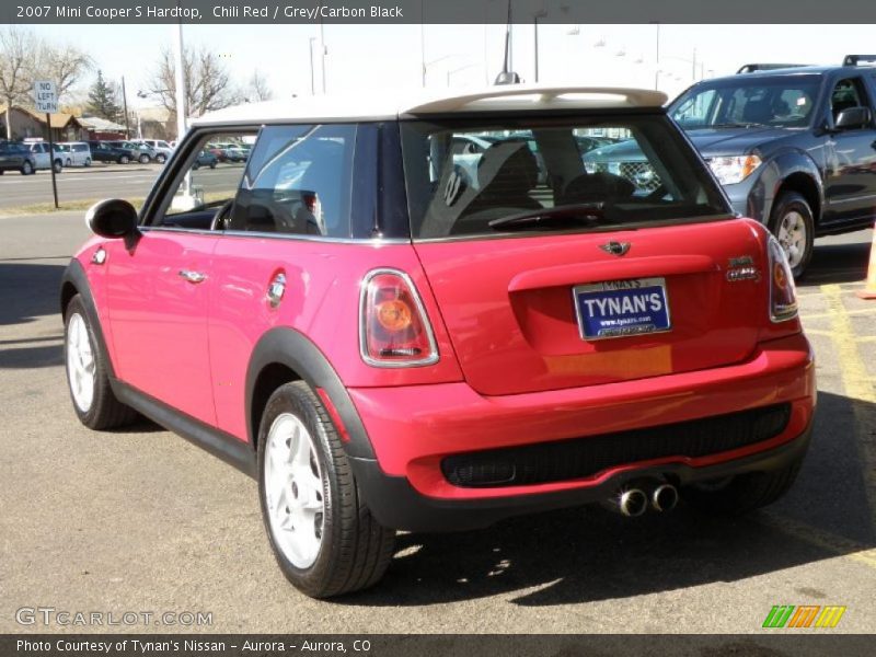 Chili Red / Grey/Carbon Black 2007 Mini Cooper S Hardtop