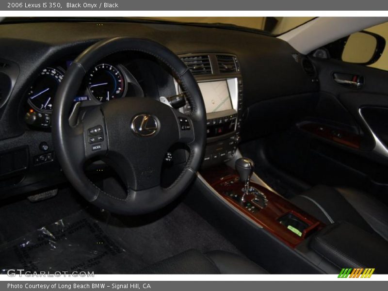 Black Onyx / Black 2006 Lexus IS 350