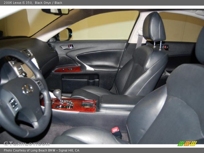 Black Onyx / Black 2006 Lexus IS 350