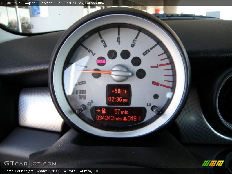 Chili Red / Grey/Carbon Black 2007 Mini Cooper S Hardtop