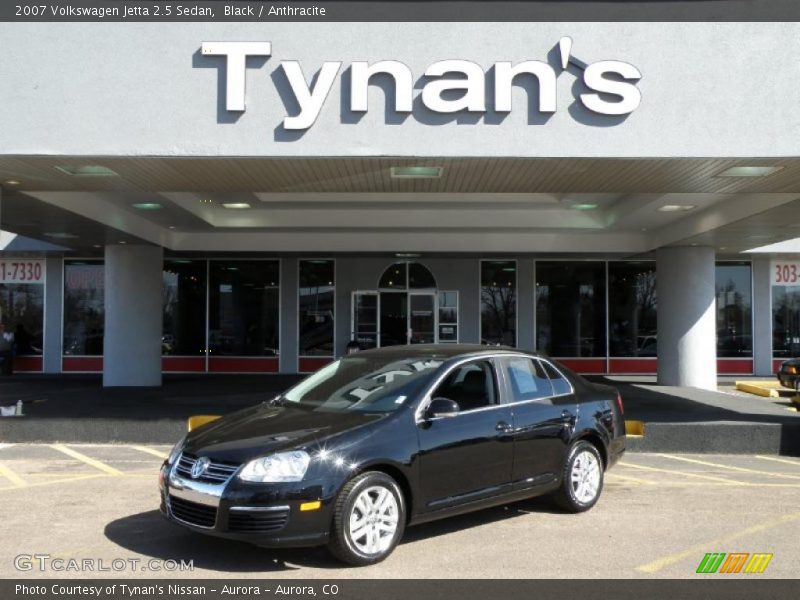 Black / Anthracite 2007 Volkswagen Jetta 2.5 Sedan