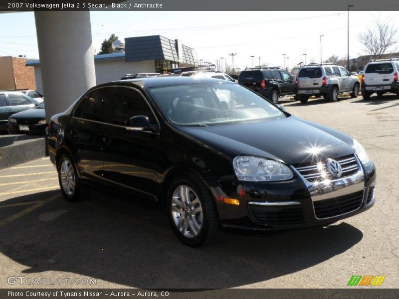 Black / Anthracite 2007 Volkswagen Jetta 2.5 Sedan