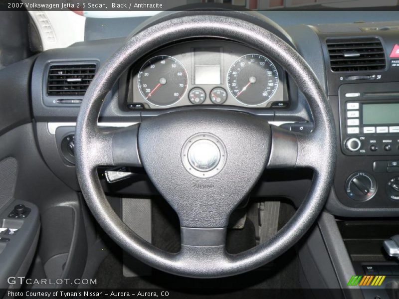 Black / Anthracite 2007 Volkswagen Jetta 2.5 Sedan