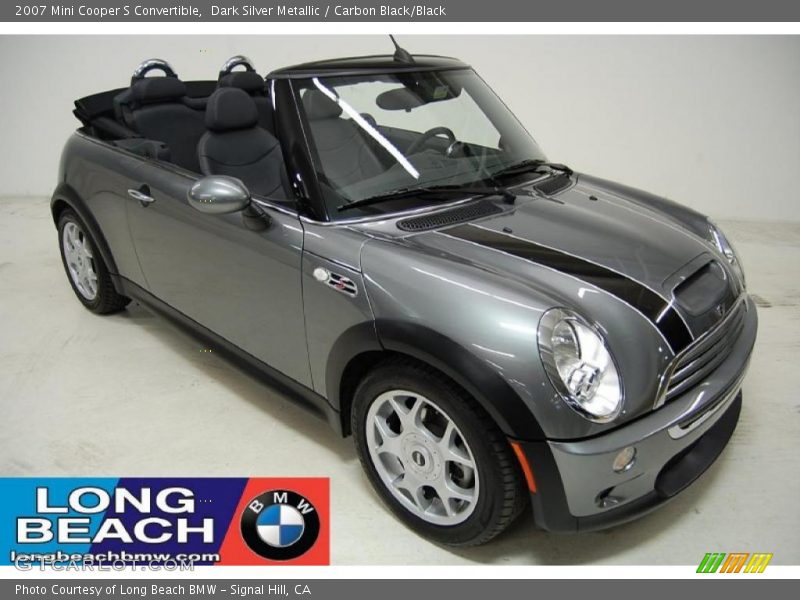 Dark Silver Metallic / Carbon Black/Black 2007 Mini Cooper S Convertible