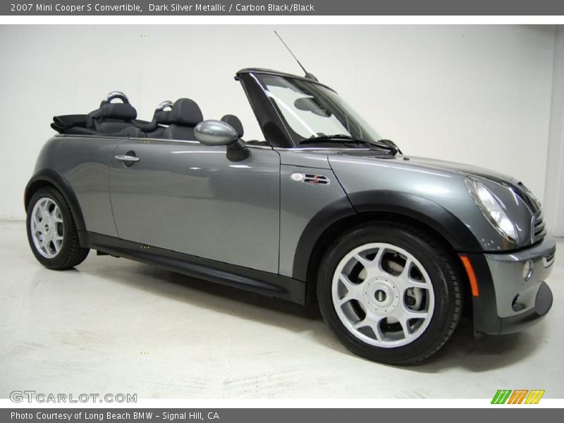 Dark Silver Metallic / Carbon Black/Black 2007 Mini Cooper S Convertible