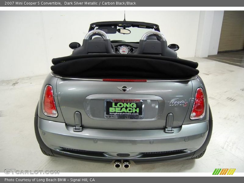 Dark Silver Metallic / Carbon Black/Black 2007 Mini Cooper S Convertible