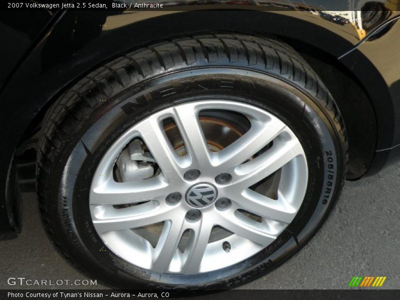 Black / Anthracite 2007 Volkswagen Jetta 2.5 Sedan
