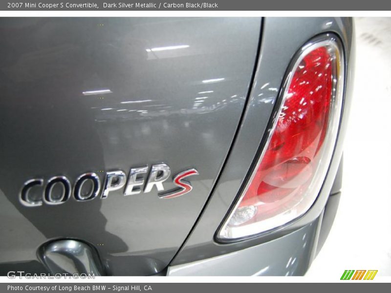 Dark Silver Metallic / Carbon Black/Black 2007 Mini Cooper S Convertible
