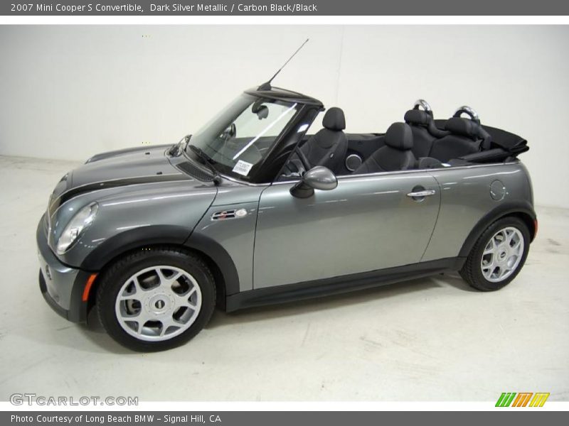 Dark Silver Metallic / Carbon Black/Black 2007 Mini Cooper S Convertible