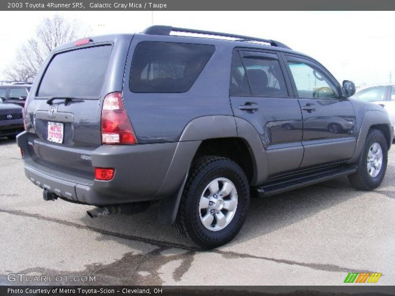 Galactic Gray Mica / Taupe 2003 Toyota 4Runner SR5