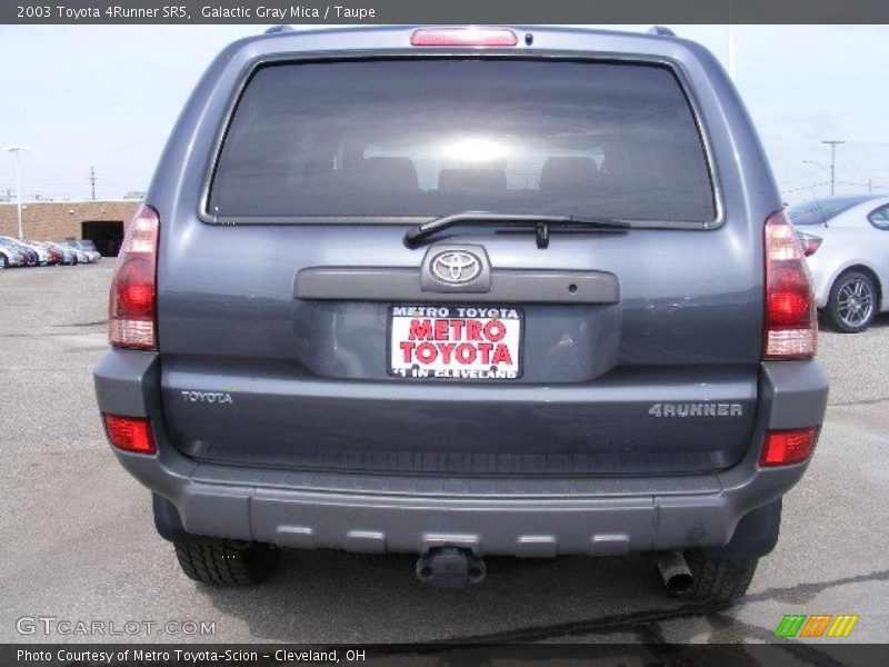 Galactic Gray Mica / Taupe 2003 Toyota 4Runner SR5