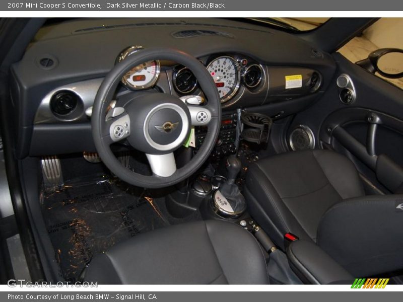 Dark Silver Metallic / Carbon Black/Black 2007 Mini Cooper S Convertible
