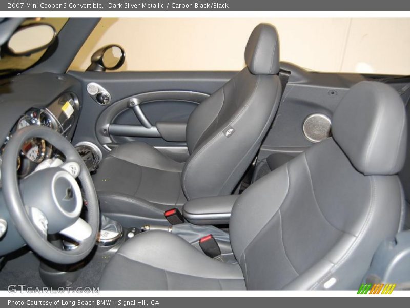 Dark Silver Metallic / Carbon Black/Black 2007 Mini Cooper S Convertible